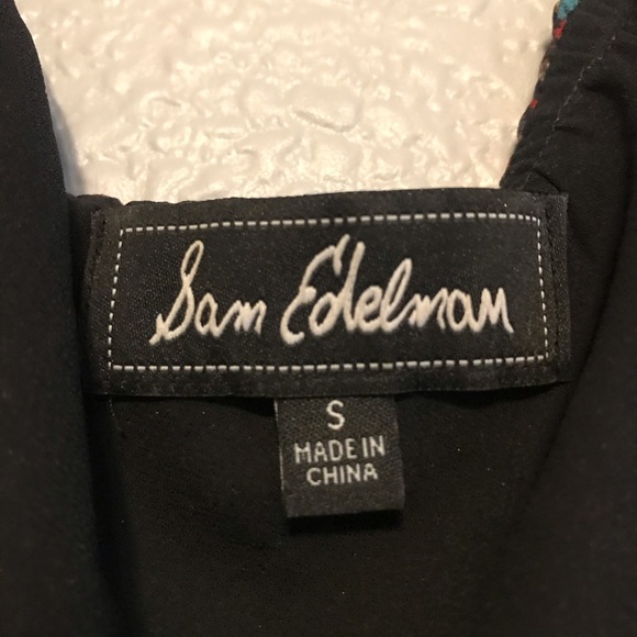 Sam Edelman | Multi-color Flowy Cross-back Tank - Picture 3 of 3